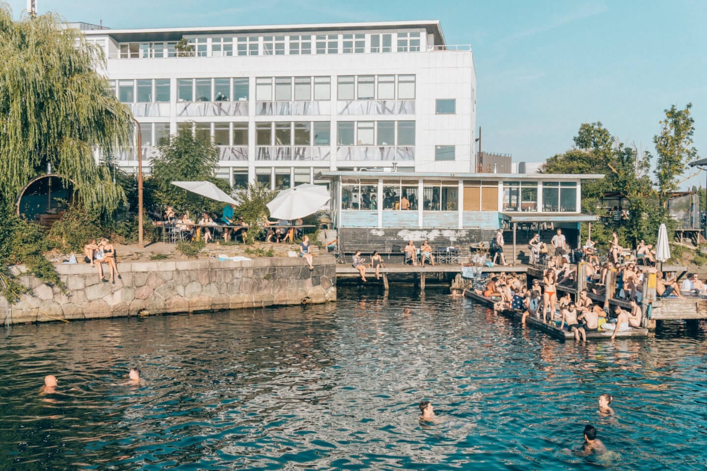 La Banchina seaside restaurant - part of the Copenhagen Itinerary