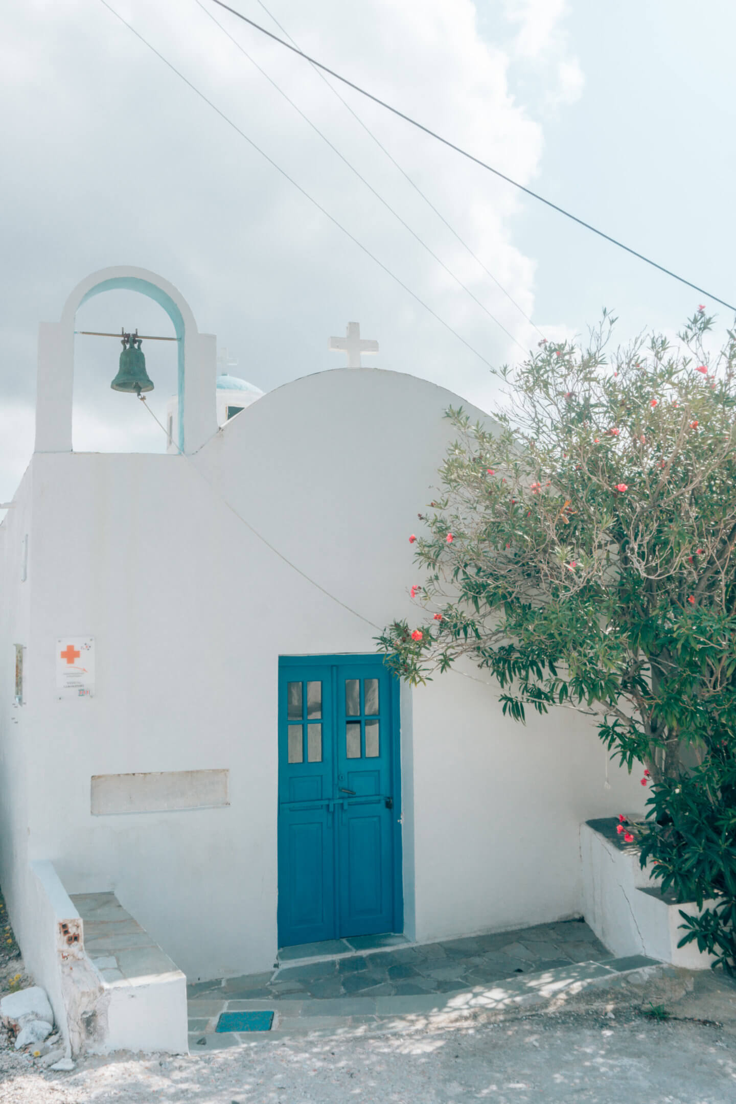 Small greek church in Milos