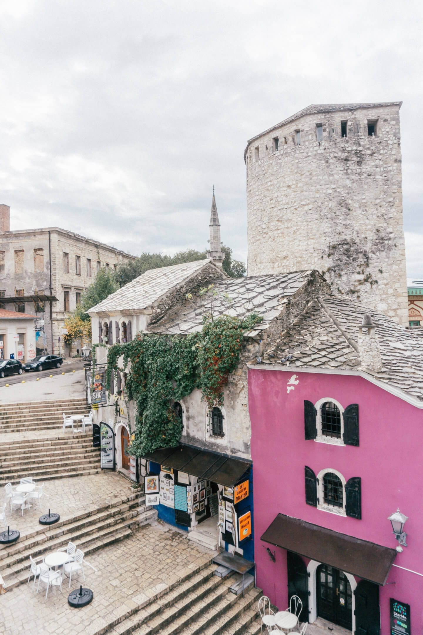 Mostar Turkish Quarter views from Rooftop bar