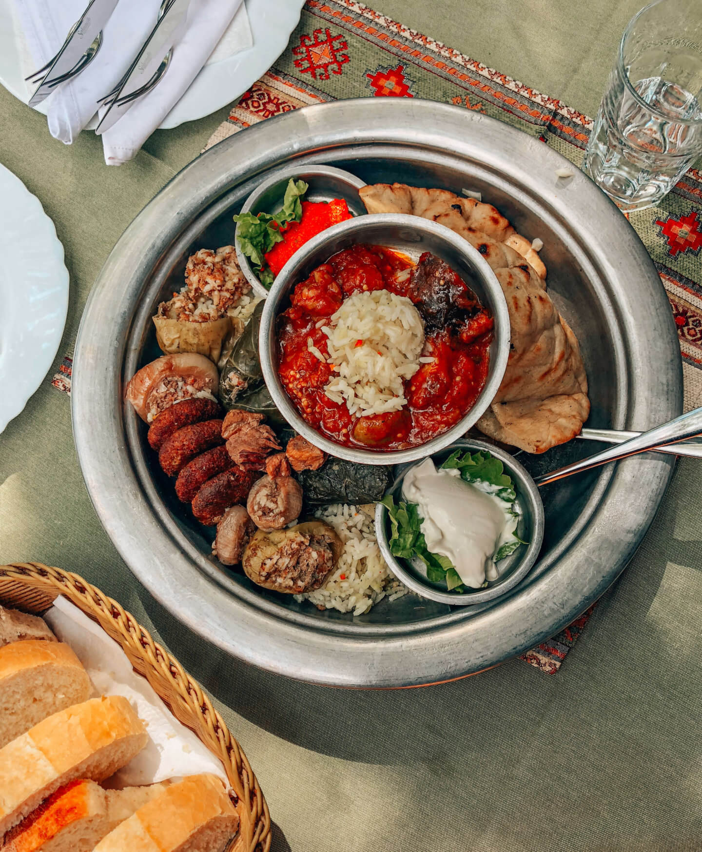 National Plate at Sadrvan in Mostar, Bosnia