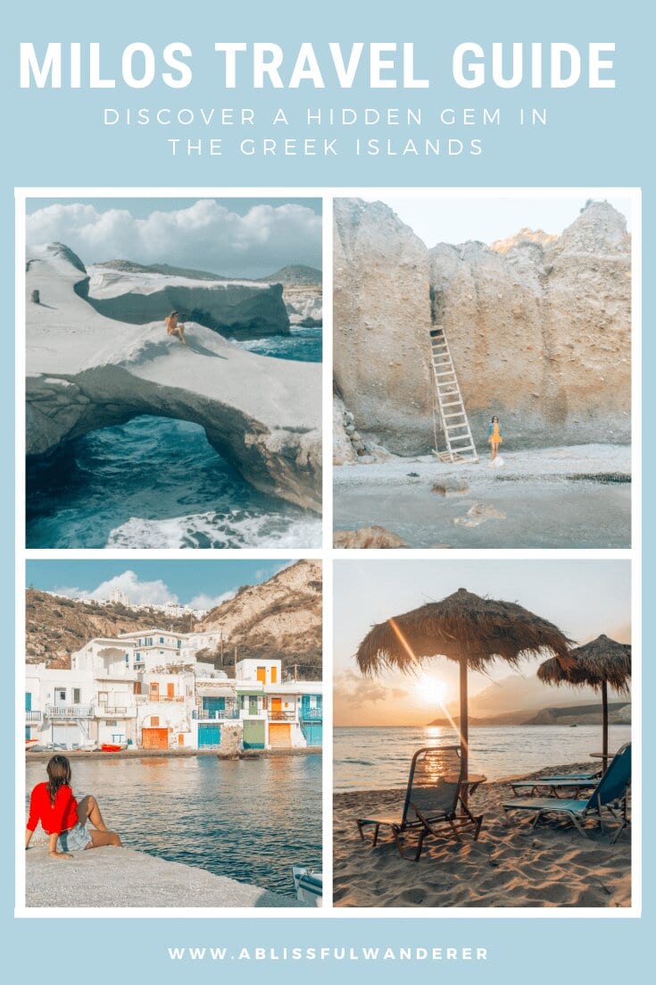 In this Milos travel guide, you will find where to stay, what to do, how to get around, the best beaches to visit, and most importantly, where to eat! #milos #greekislandhopping #greece #ladieswhotravel #traveleurope