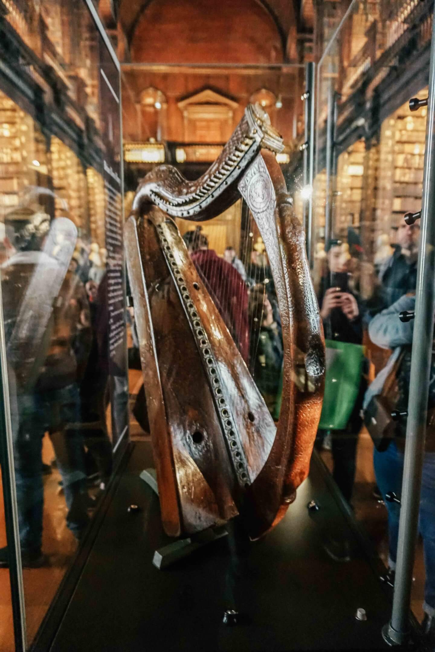 Trinity College Medieval Harp in Dublin