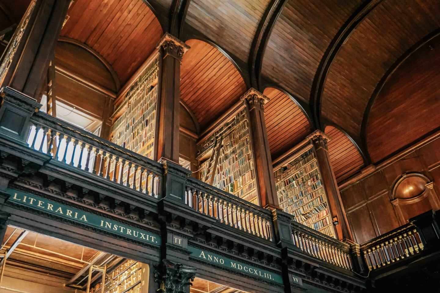 Trinity College Library in Dublin