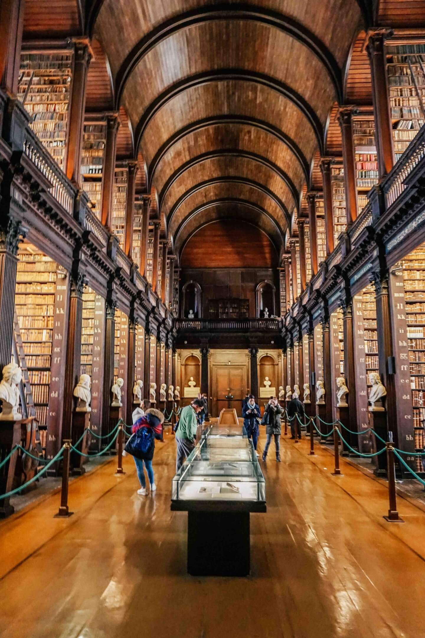 Trinity College Library in Dublin