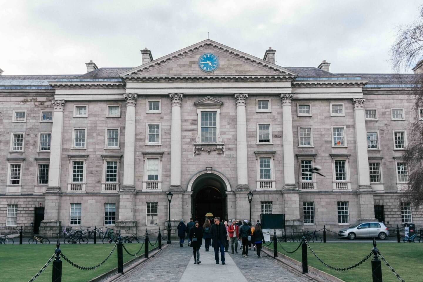 Trinity College Grounds in Dublin