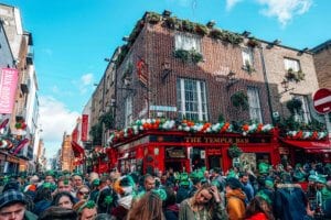 Places to visit in Ireland - Celebrate St Patrick's Day at Temple Bar in Dublin