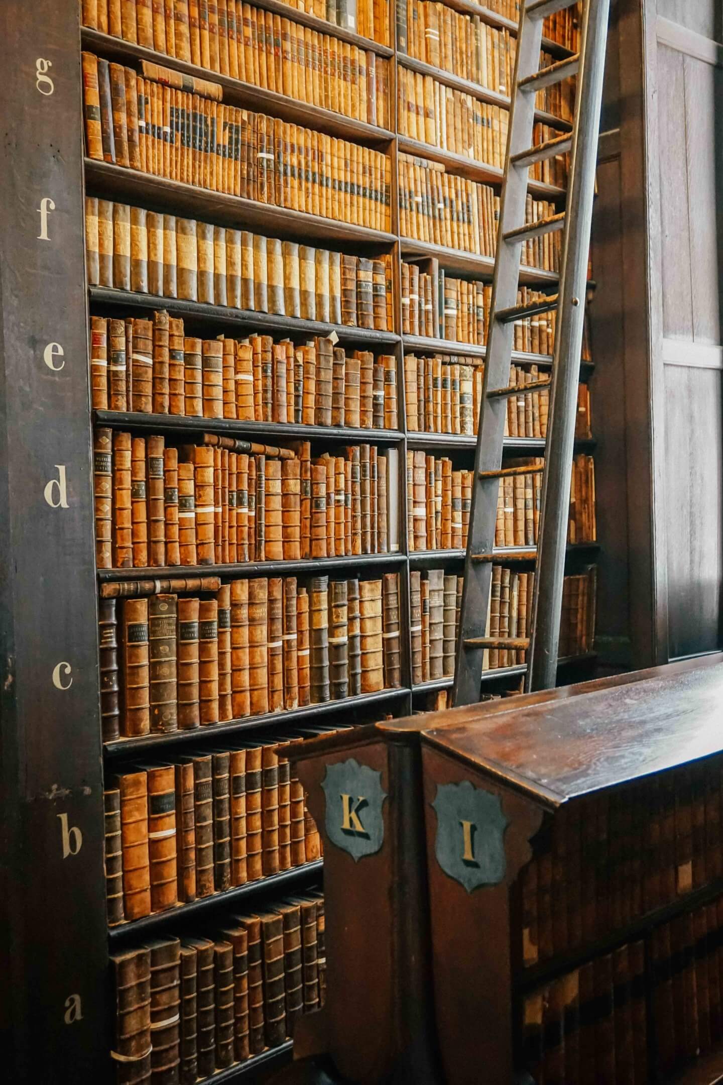 Trinity College Library in Dublin