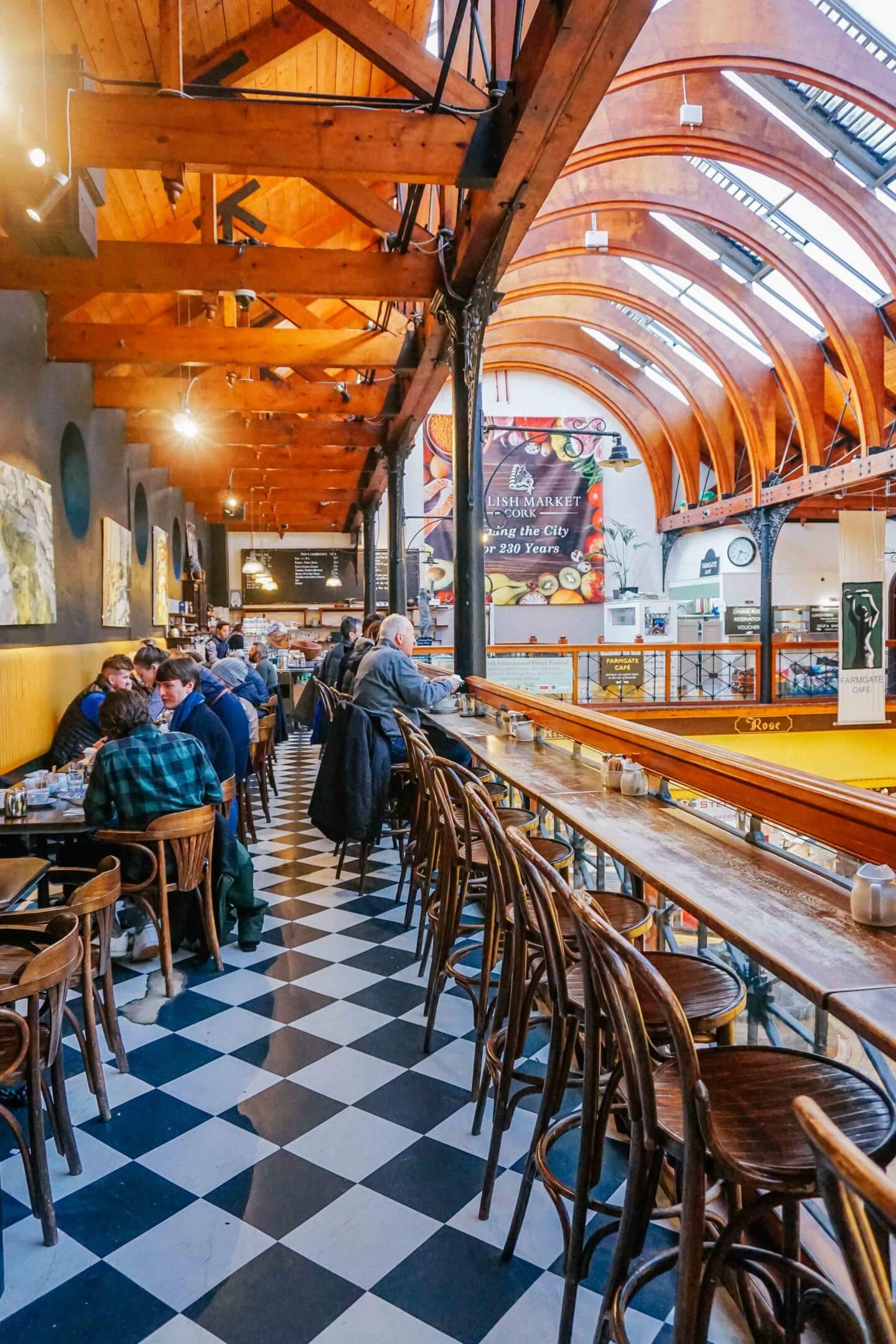 The Farmgate Cafe Counter side at the English Market in Cork