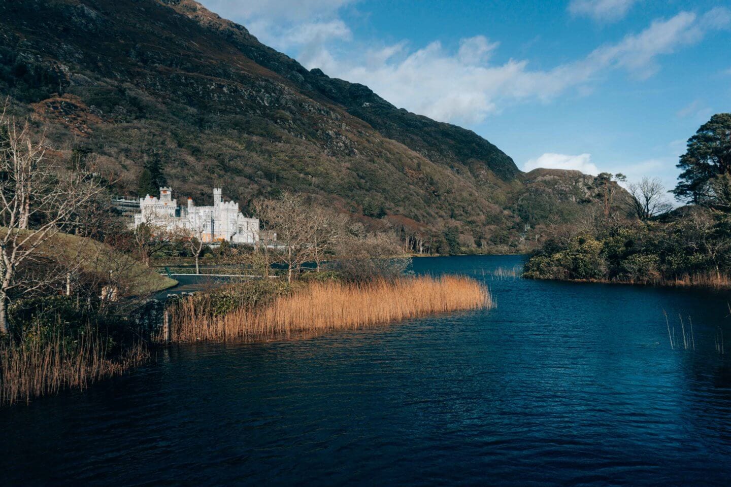 Kylemore Abby across the lake in Ireland