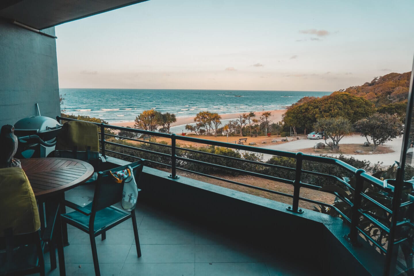 View from our Mintee on Deadman’s condo rental on North Stradbroke Island 