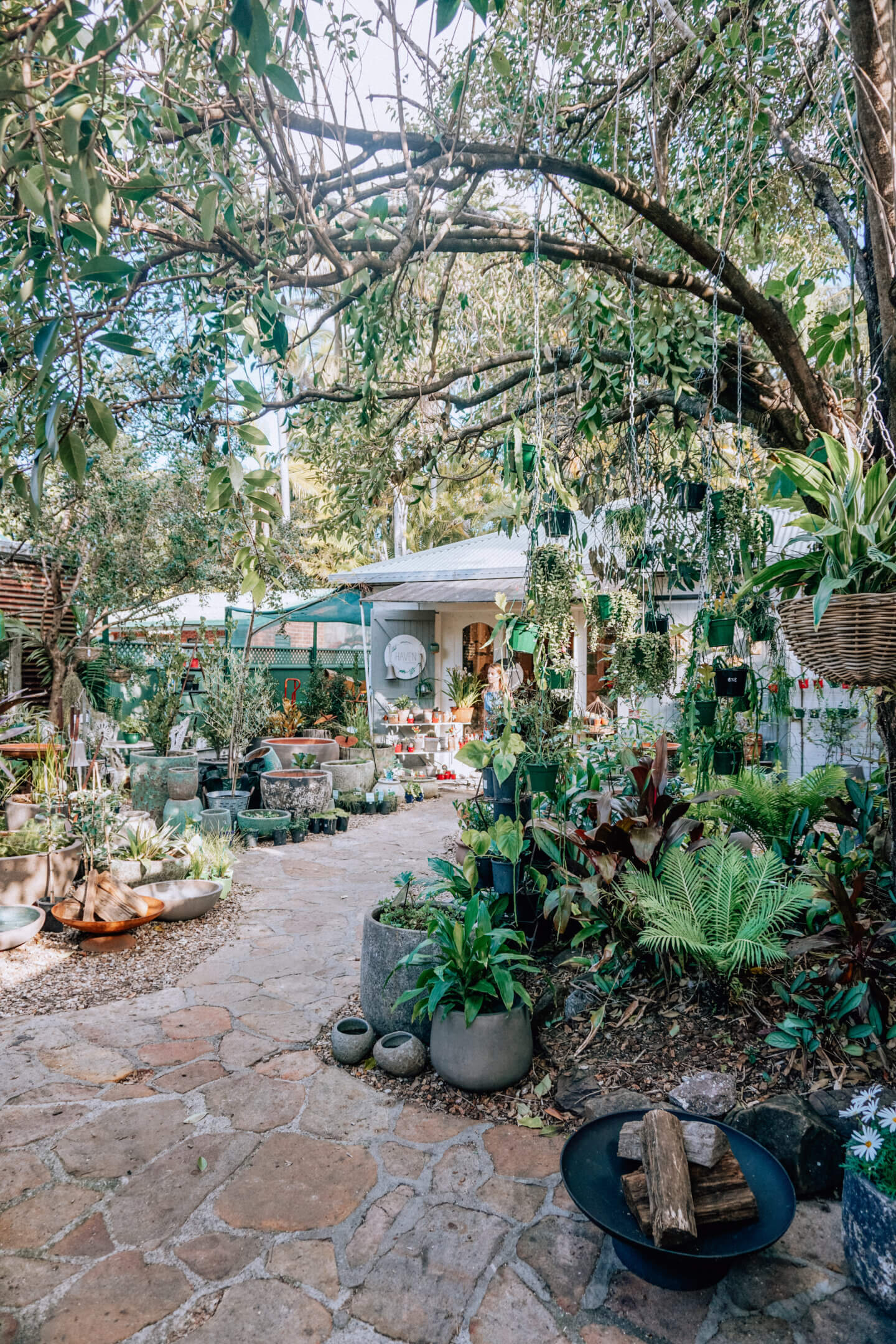 Outside Haven Botanical in Mullumbimby NSW