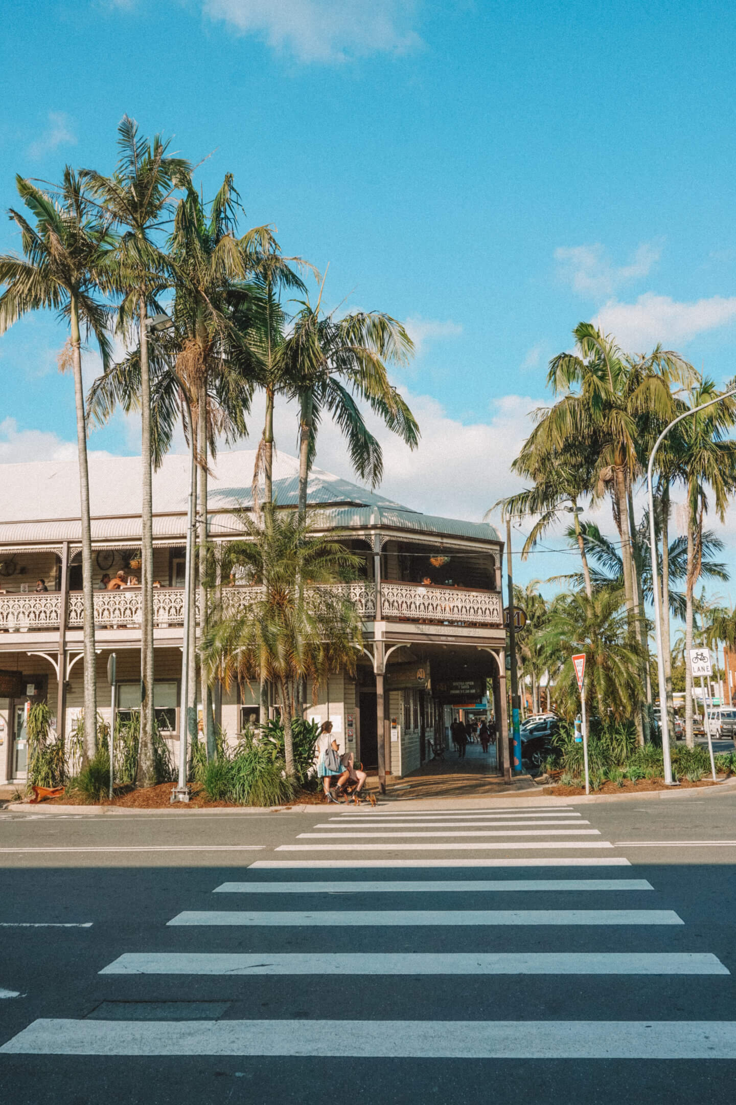 The front of Mullumbimby NSW Middle Pub