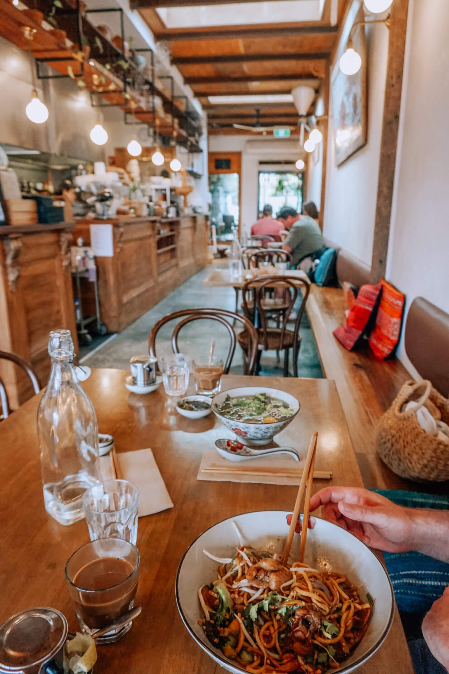 Noodle Bowl and Pho at Pink Lotus in Mullumbimby NSW