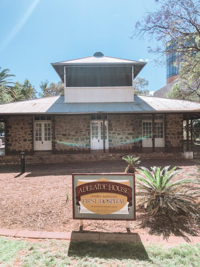 Adelaide House Museum in Alice Springs