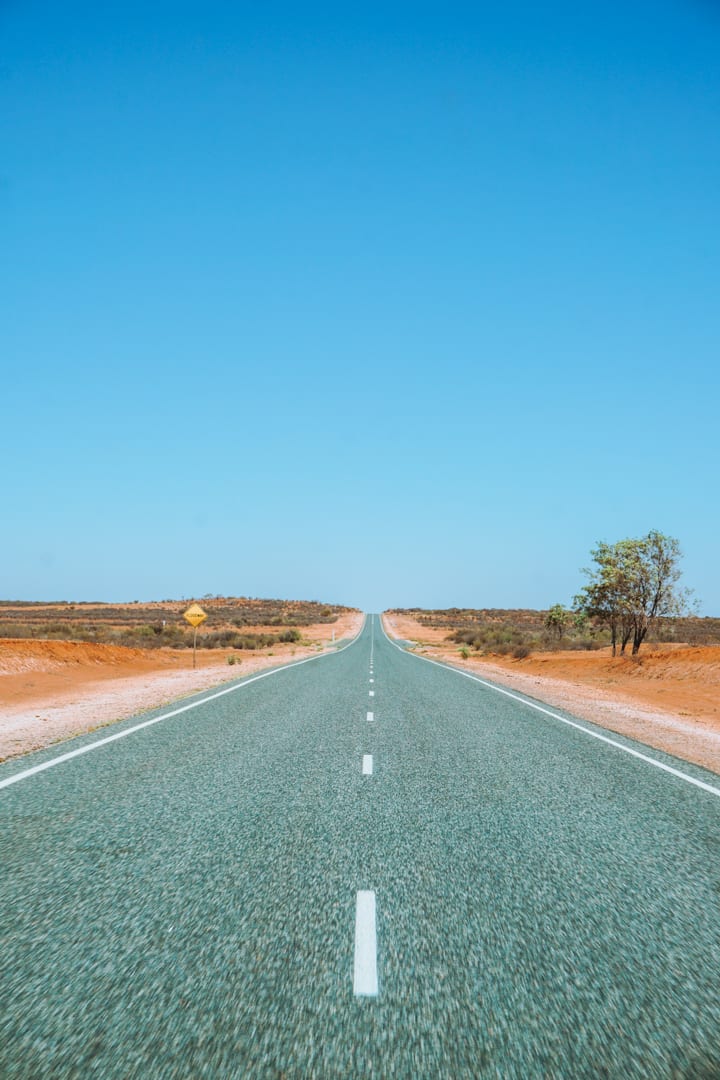 The long road from Alice Springs to Uluru on a Northern Territory Road Trip