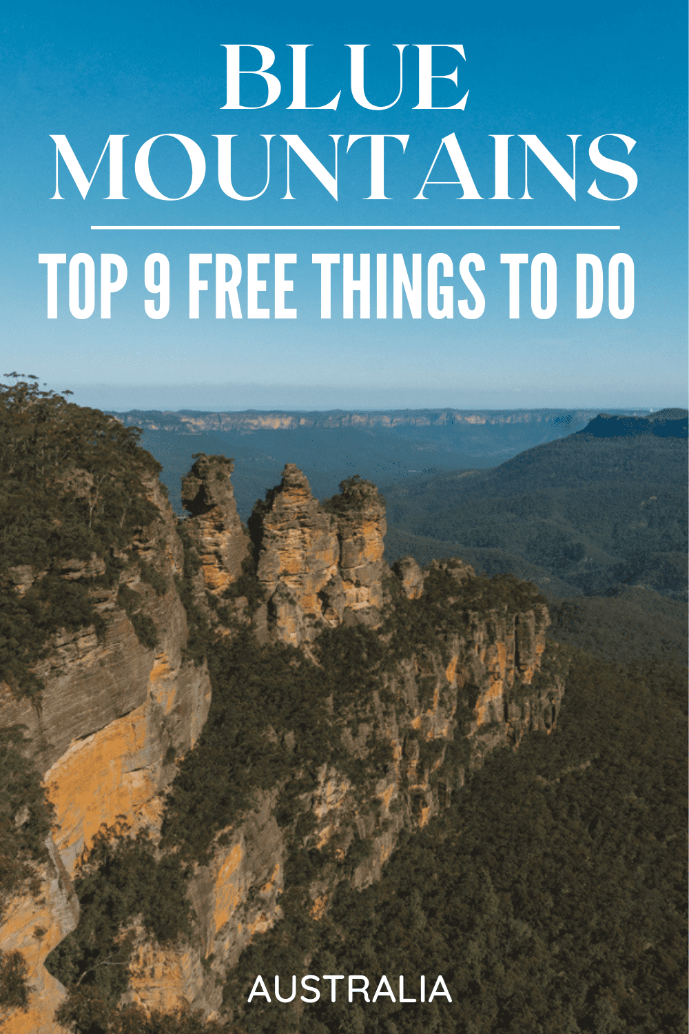 læsning Kabelbane Vred Top 9 FREE Things to do in the Blue Mountains, Australia - A Blissful  Wanderer