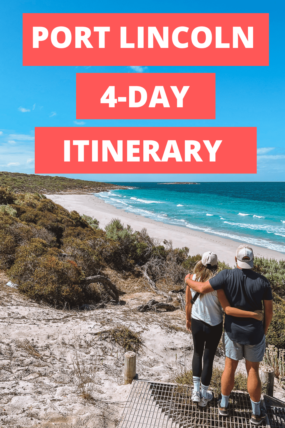 4 Days itinerary Port Lincoln at lincoln national park pin