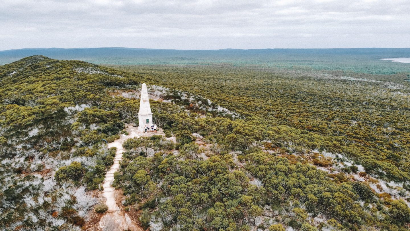 Stamford Hill monument in Lincoln National Park