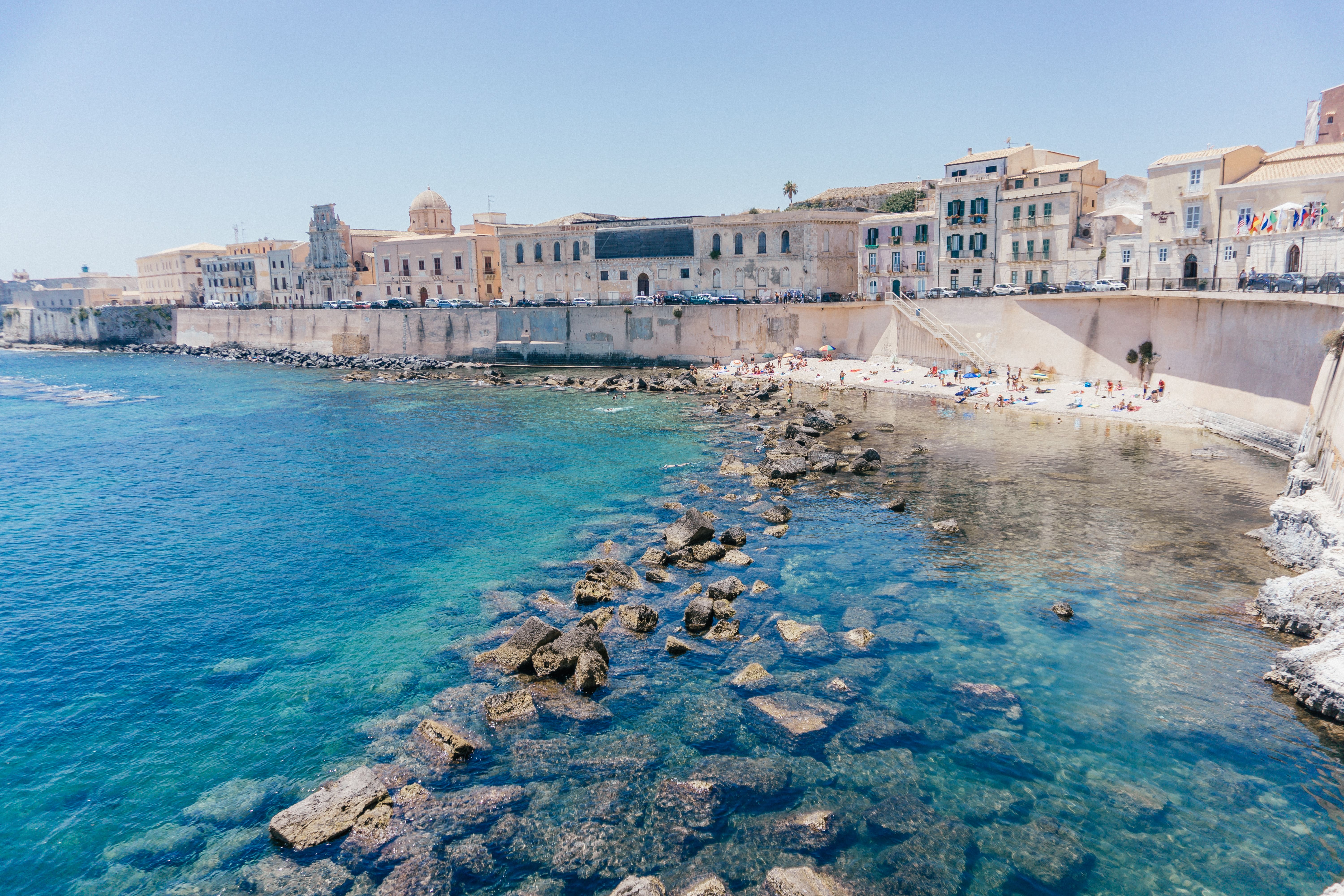 One of the best stops on this 7-day Sicily Itinerary is Ortigia, a colourful seaside town with some of the best seafood on the island. 