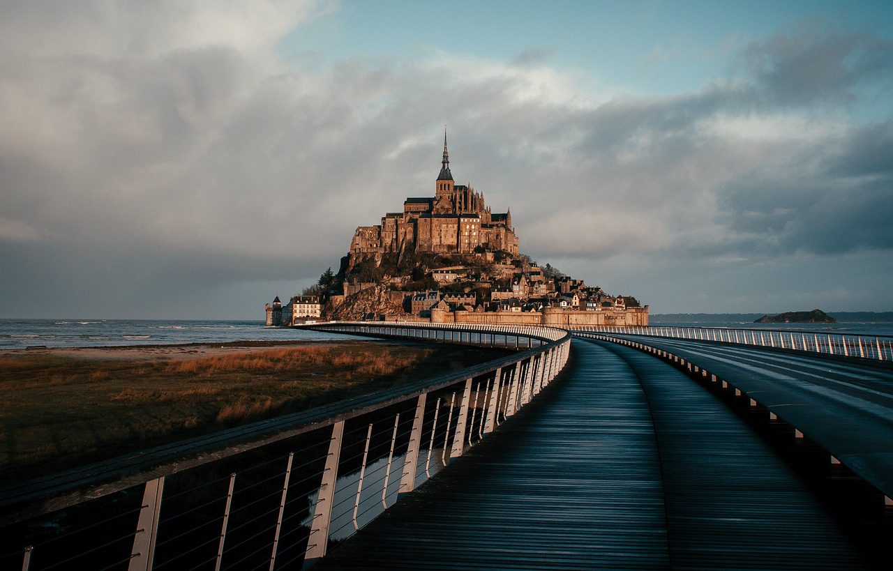 The historic island of Mont-Saint-Michel is must-see destination located off the northwestern coast of France