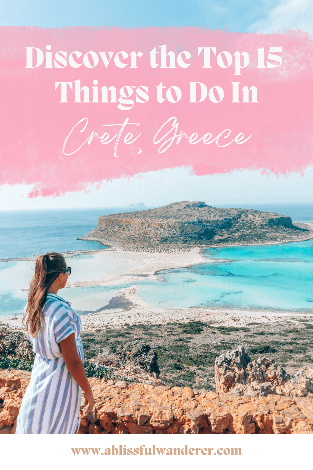 Pin: Discover the best of Crete, Greece with our list of 15 top things to do. From exploring ancient ruins to relaxing on pristine beaches, there's something for everyone!