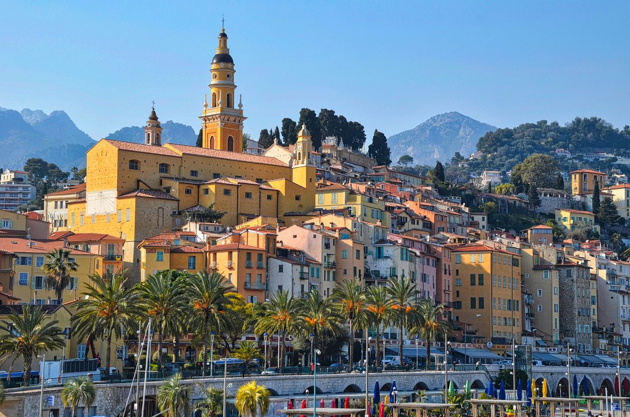 One place that you should visit in France is the colourful seaside town of Menton, in the Côte d'Azur