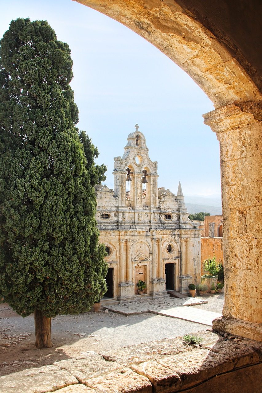 A must-see attraction in Crete is the Arkadi Monastery in the Rethymnon region.