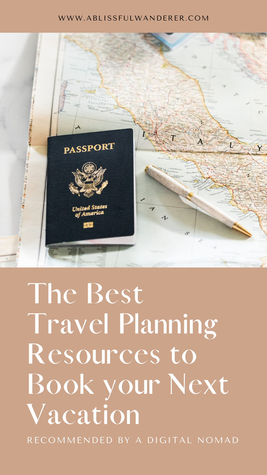 The best Travel Planning Resources & Travel Gear I Swear By Pin