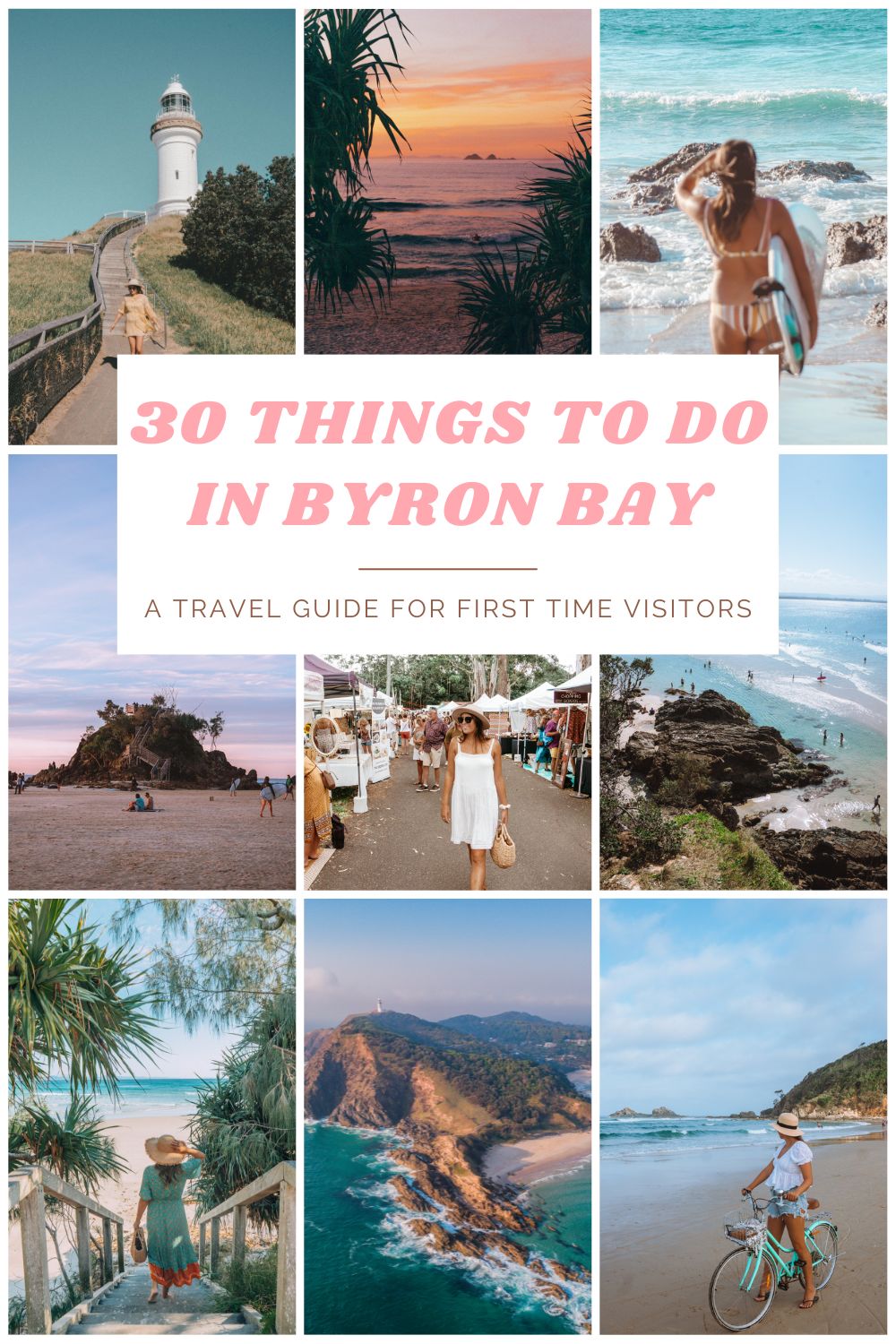 30 Things to Do in Byron Bay, Australia, 3x3 photo pin addition