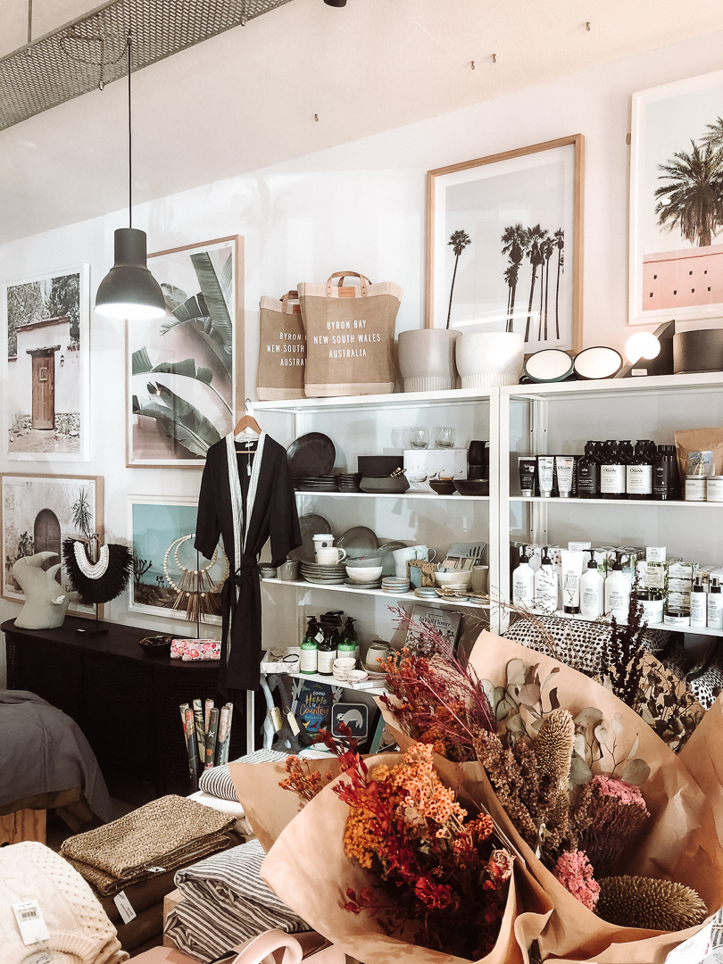 A beautiful lifestyle store in Byron Bay, Australia