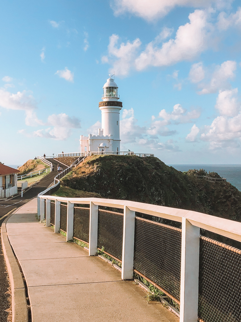 The iconic Byron Bay lighthouse, that symbolizes the most eastern point in Australia