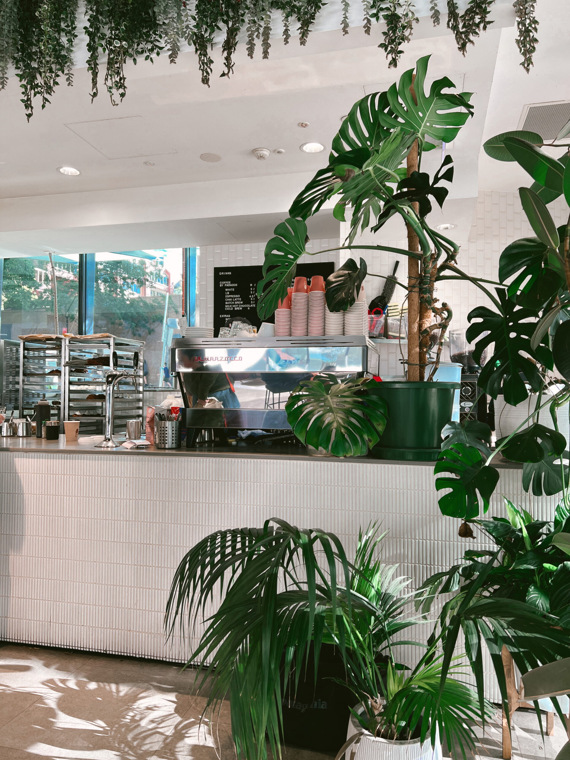 Breakfast at the beautiful and bright Banksia Bakery right in the CBD, during 24 hours in Sydney, Australia