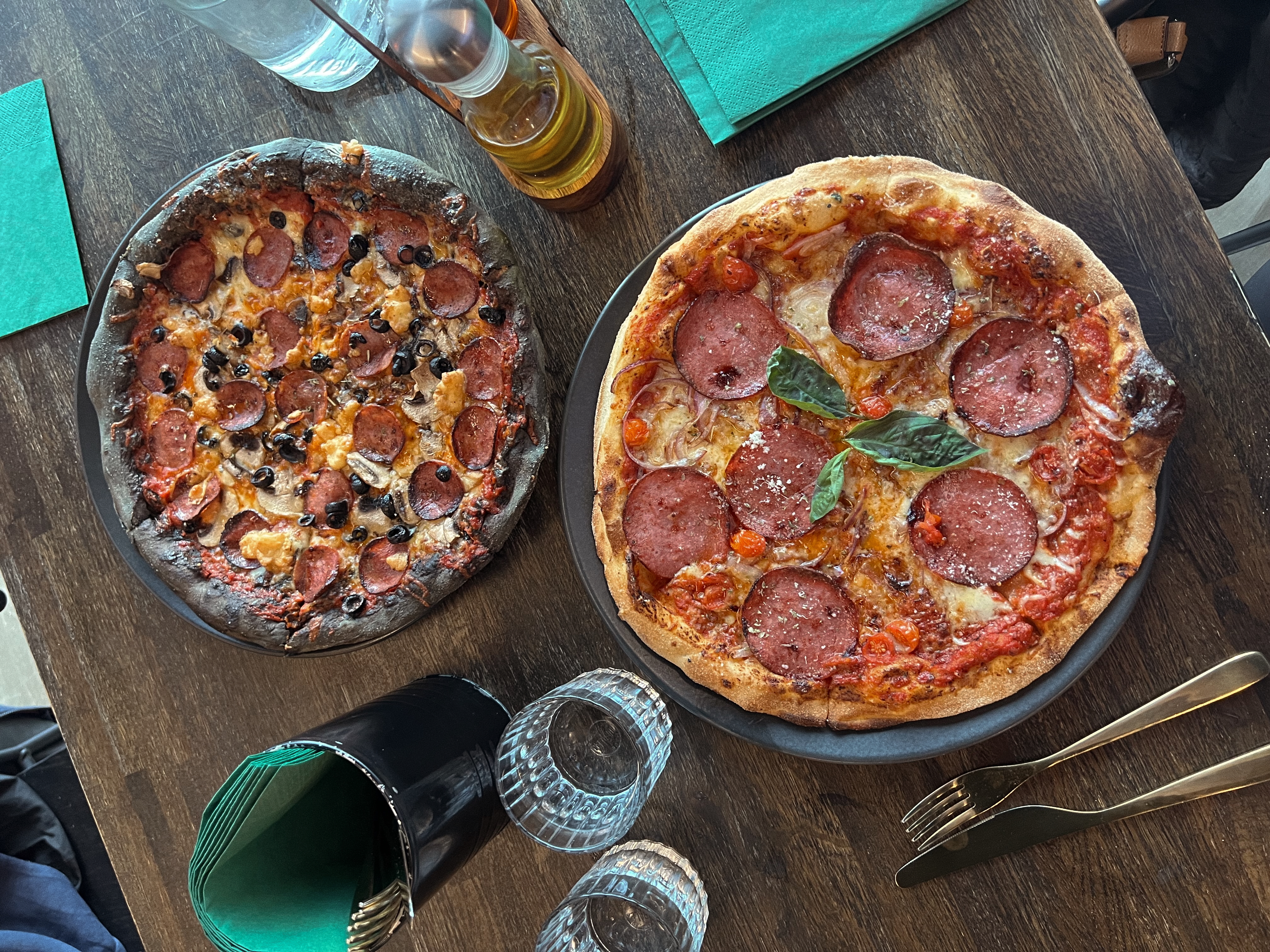 When stopping overnight in Vik during your Iceland Road Trip, have dinner at Black Crust Pizzeria